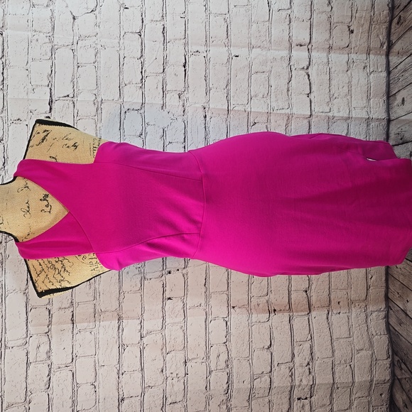 Express Dresses & Skirts - Express Fuchsia Bodycon Knee-Length Dress Size 6 NWT